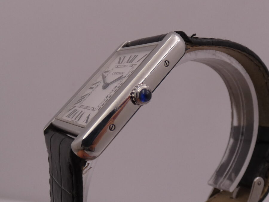 Cartier Tank Solo 2715 Acciaio ANNI '2000s With Box - immagine 14