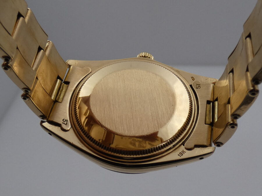 Rolex Oyster Perpetual Date 1503 Oro Massiccio 18 Kt ANNO 1973 With Box Automatico - immagine 14
