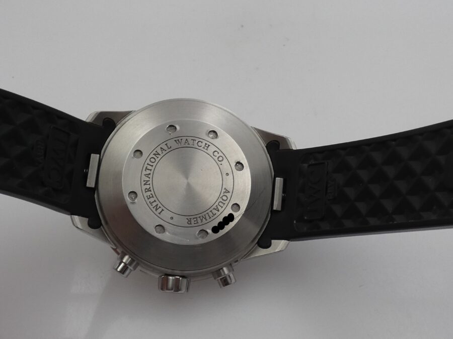 Cronografo IWC Aquatimer 3767 WITH BOX Top Condition Acciaio Automatico - immagine 14