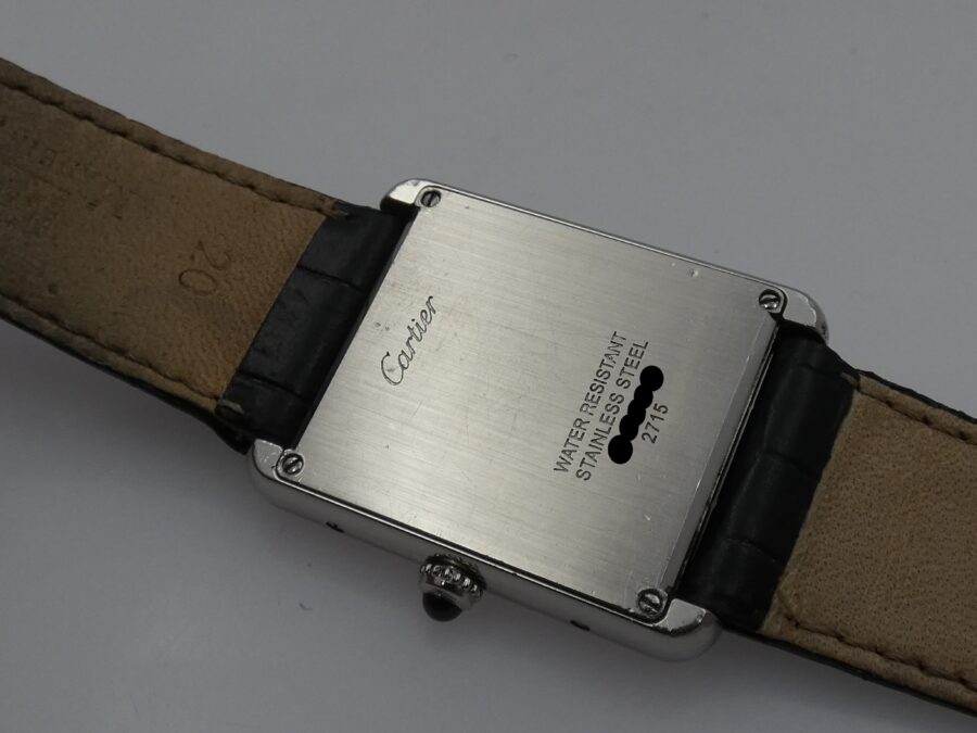Cartier Tank Solo 2715 Acciaio ANNI '2000s With Box - immagine 15