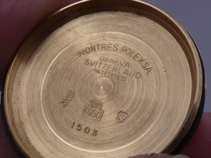 Rolex Oyster Perpetual Date 1503 Oro Massiccio 18 Kt ANNO 1973 With Box Automatico - immagine 15