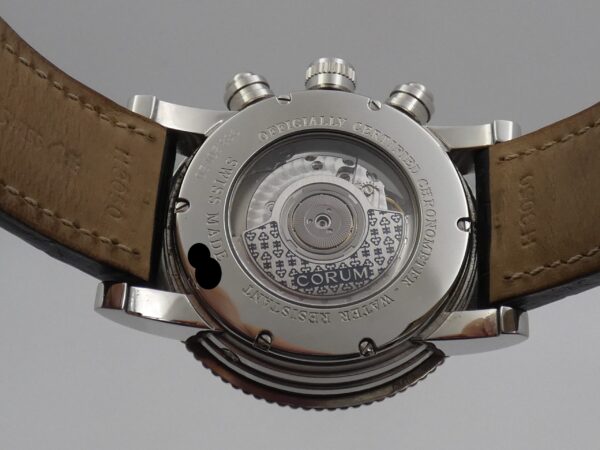 Corum Classical GMT Worldtimer 983.201.20 BOX & PAPERS Acciaio Automatico ANNO 2006