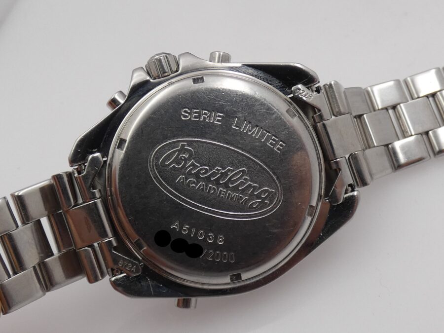 Cronografo Breitling Pluton Academy A51038 LIMITED EDITION ANNI '90s Acciaio Braccialato - immagine 16
