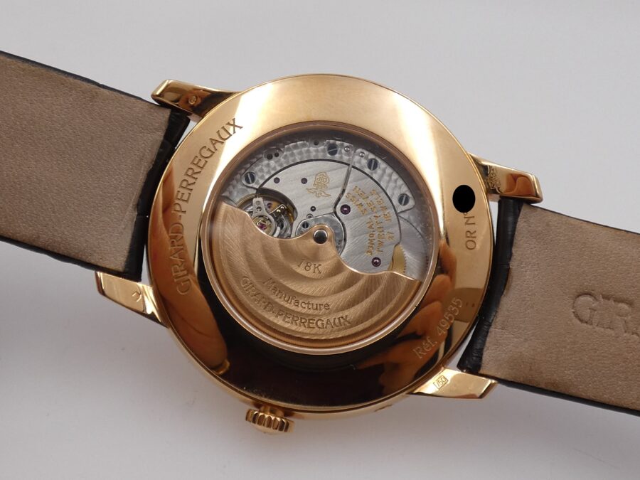 Girard Perregaux 1966 Full Calendar Moonphases 49535 Oro Rosa 18 Kt BOX & PAPERS Like New Anno 2008 - immagine 16