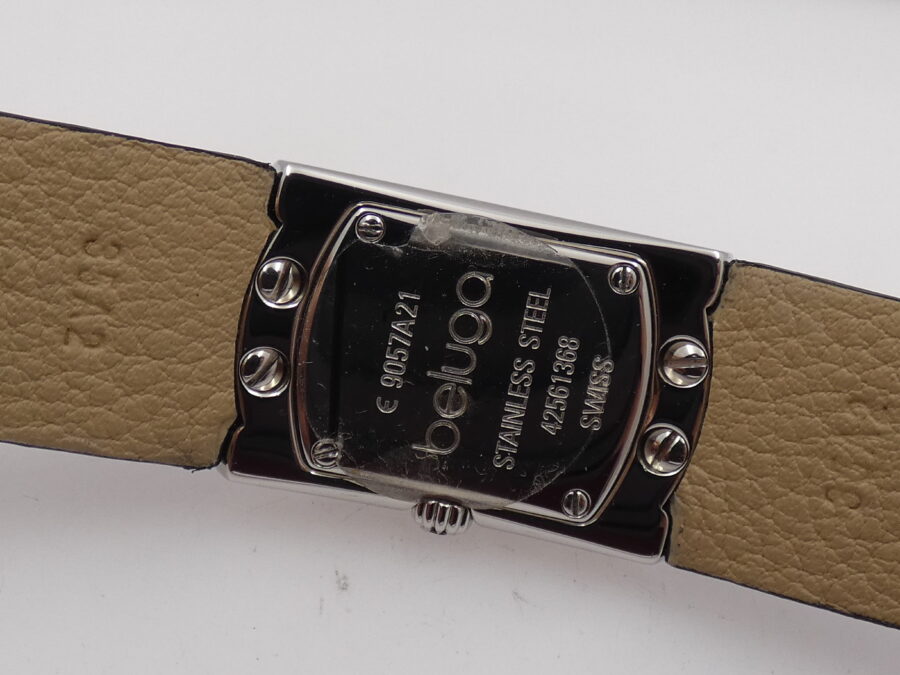 Ebel Beluga Manchette Lady E9057A21 Diamond Dial NEW Mai Indossato WITH BOX Acciaio - immagine 17