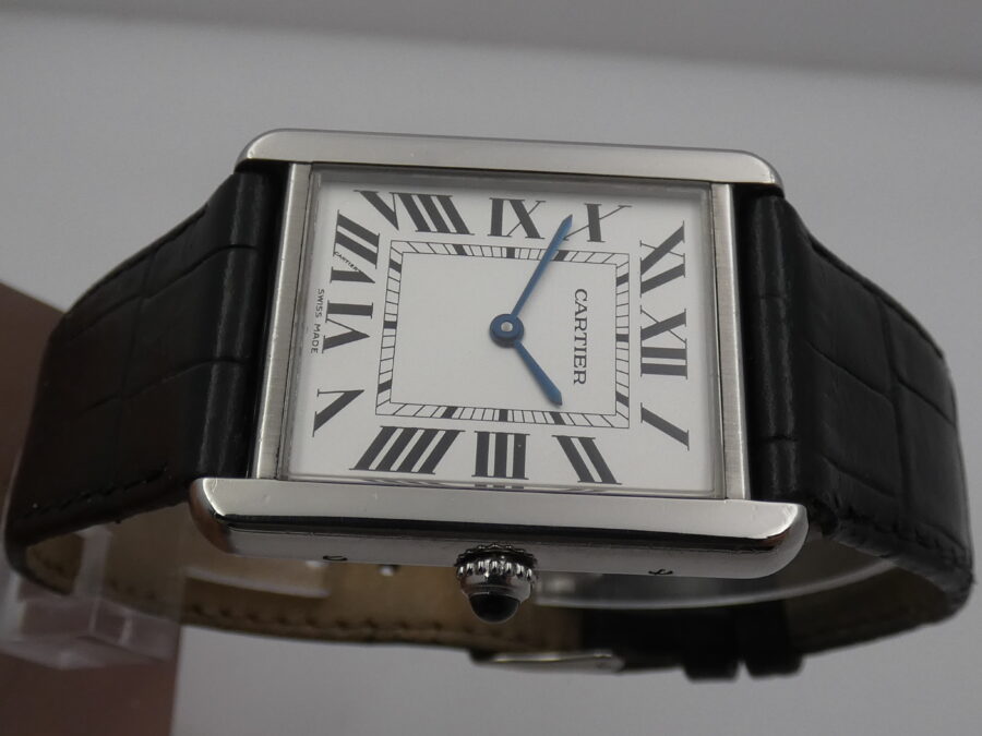 Cartier Tank Solo 2715 Acciaio ANNI '2000s With Box - immagine 3