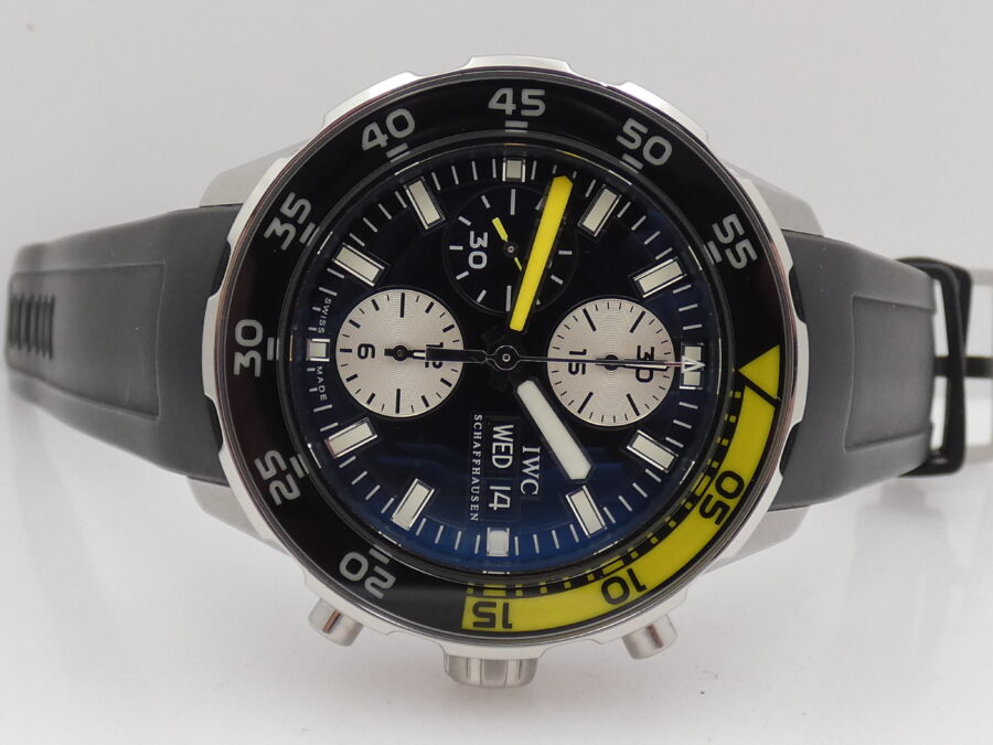 Cronografo IWC Aquatimer 3767 WITH BOX Top Condition Acciaio Automatico - immagine 4