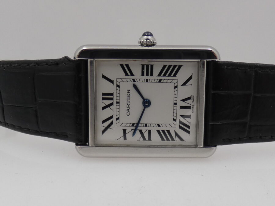 Cartier Tank Solo 2715 Acciaio ANNI '2000s With Box - immagine 4