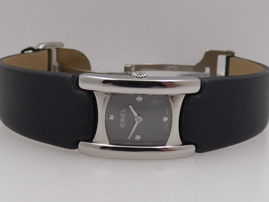 Ebel Beluga Manchette Lady E9057A21 Diamond Dial NEW Mai Indossato WITH BOX Acciaio - immagine 4