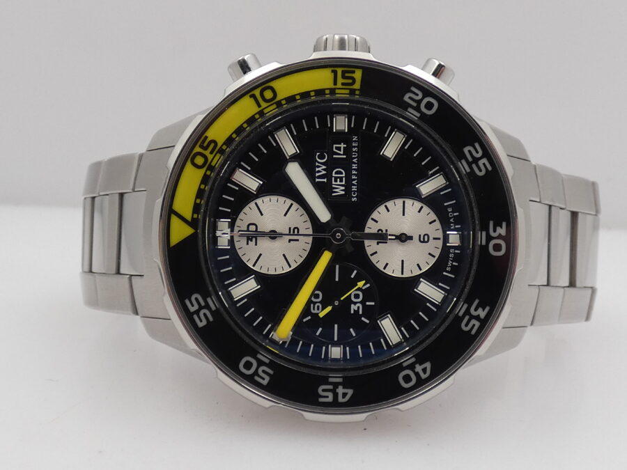 Cronografo IWC Aquatimer 3767 WITH BOX Top Condition Acciaio Automatico - immagine 5
