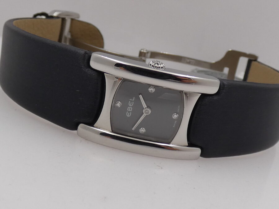 Ebel Beluga Manchette Lady E9057A21 Diamond Dial NEW Mai Indossato WITH BOX Acciaio - immagine 5