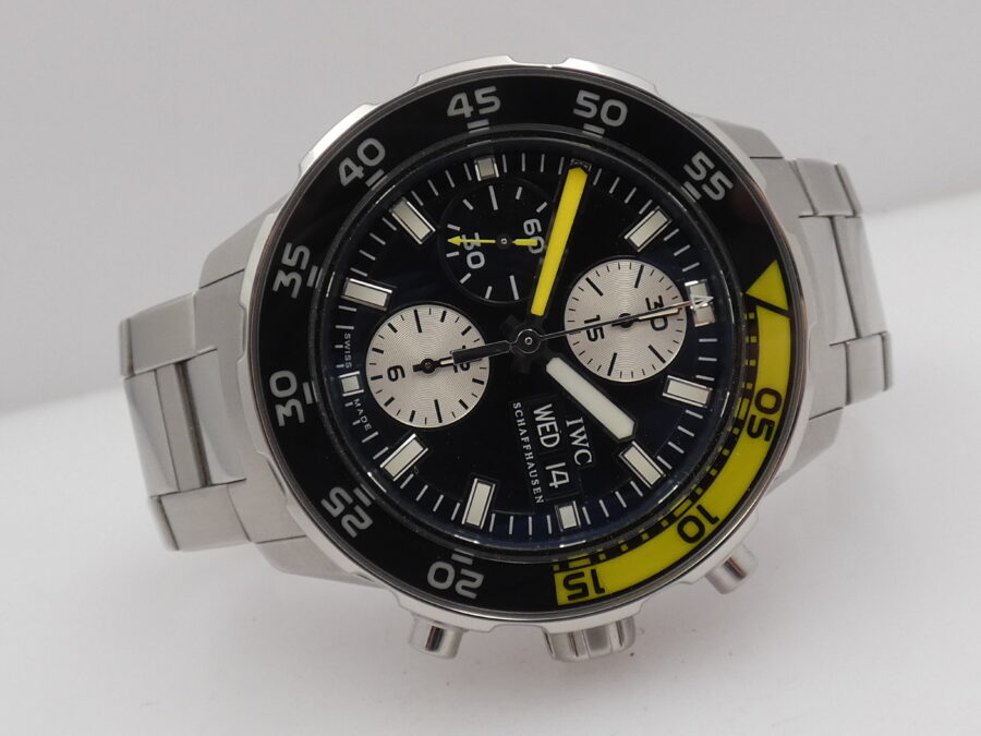 Cronografo IWC Aquatimer 3767 WITH BOX Top Condition Acciaio Automatico - immagine 6