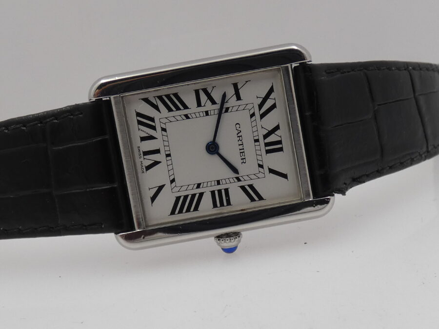 Cartier Tank Solo 2715 Acciaio ANNI '2000s With Box - immagine 7