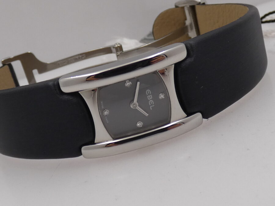 Ebel Beluga Manchette Lady E9057A21 Diamond Dial NEW Mai Indossato WITH BOX Acciaio - immagine 7