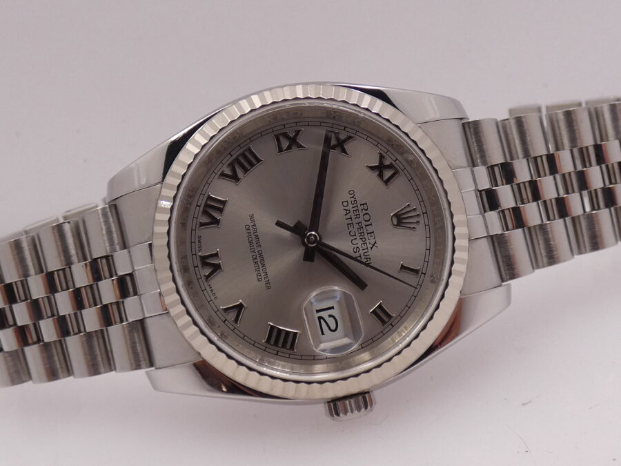 Rolex Datejust 116234 Ghiera Oro Bianco BOX & PAPERS Anno 2017 - immagine 7
