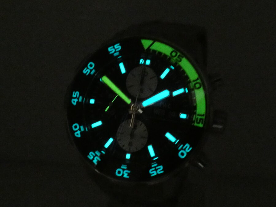 Cronografo IWC Aquatimer 3767 WITH BOX Top Condition Acciaio Automatico - immagine 7