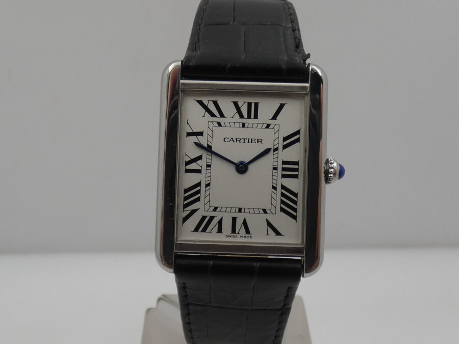 Cartier Tank Solo 2715 Acciaio ANNI '2000s With Box - immagine 8