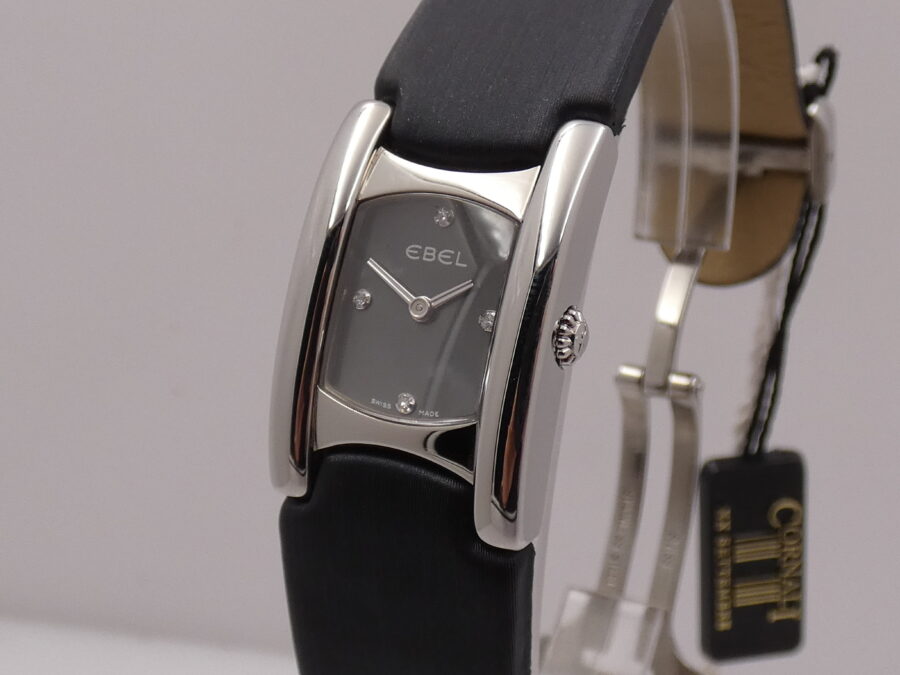 Ebel Beluga Manchette Lady E9057A21 Diamond Dial NEW Mai Indossato WITH BOX Acciaio - immagine 9