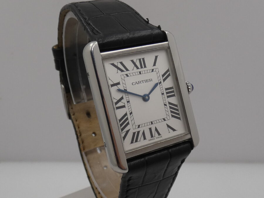 Cartier Tank Solo 2715 Acciaio ANNI '2000s With Box - immagine 10