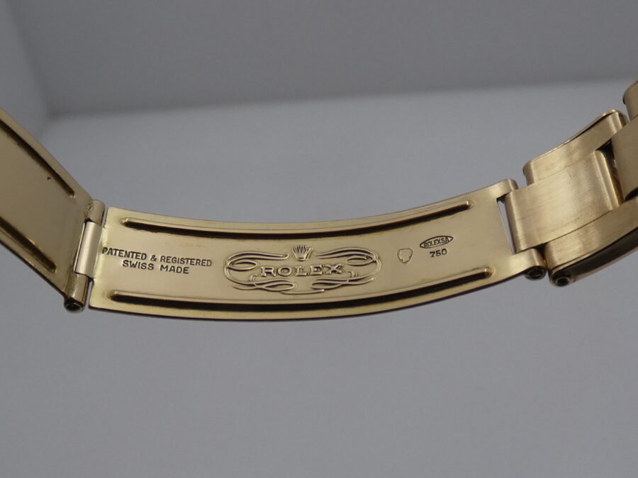 Rolex Oyster Perpetual Date 1503 Oro Massiccio 18 Kt ANNO 1973 With Box Automatico - immagine 10