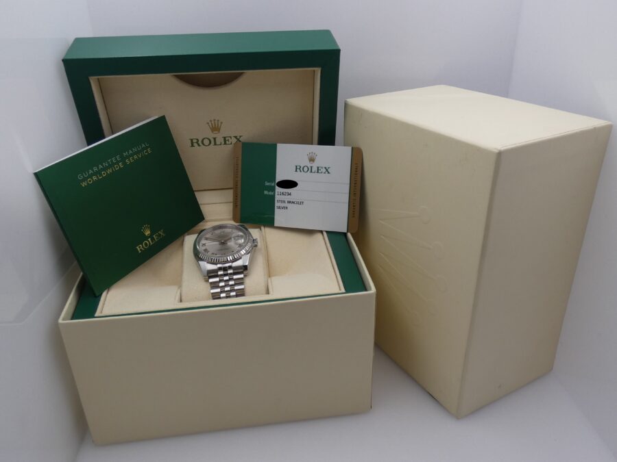 Rolex Datejust 116234 Ghiera Oro Bianco BOX & PAPERS Anno 2017 - immagine 11