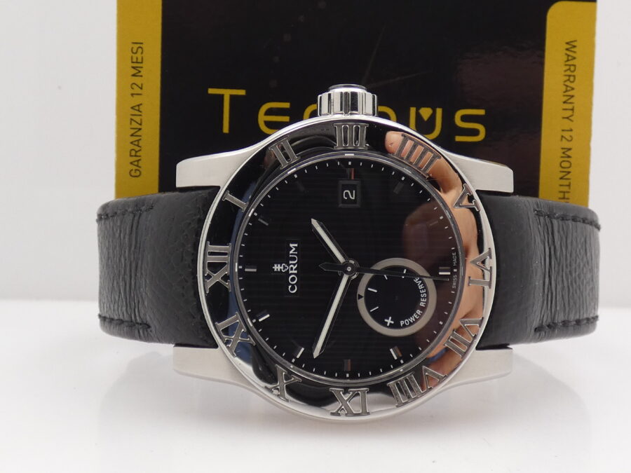 Corum Romvlvs Power Reserve Automatic 373.515.20 Acciaio FULL SET Anni '2000s - immagine 2