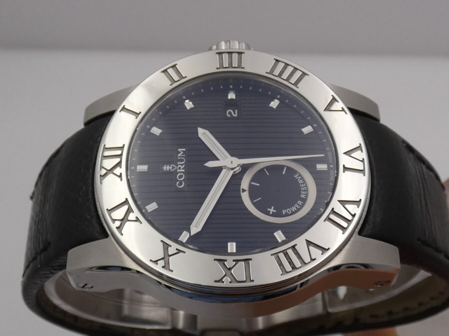 Corum Romvlvs Power Reserve Automatic 373.515.20 Acciaio FULL SET Anni '2000s