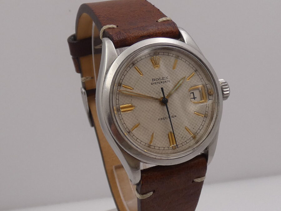Rolex Oysterdate Precision 6294 Honeycomb Dial ANNO 1963 Acciaio WITH BOX Manuale - immagine 9