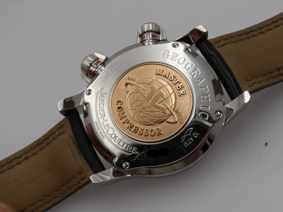 Jaeger LeCoultre Master Compressor Geographic 146.8.83/1 Automatico Acciaio WITH BOX ANNI '2000s - immagine 16