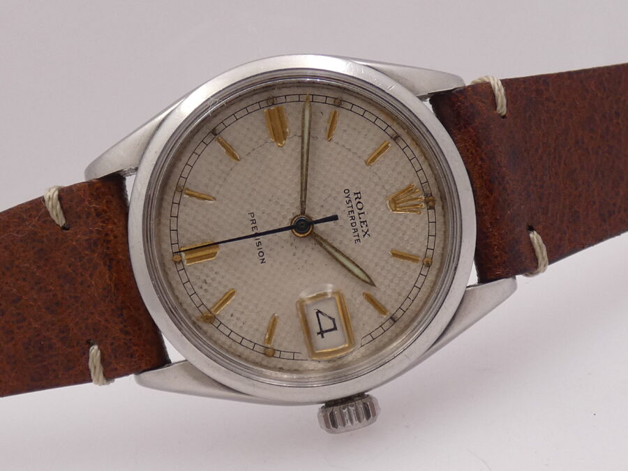 Rolex Oysterdate Precision 6294 Honeycomb Dial ANNO 1963 Acciaio WITH BOX Manuale - immagine 6