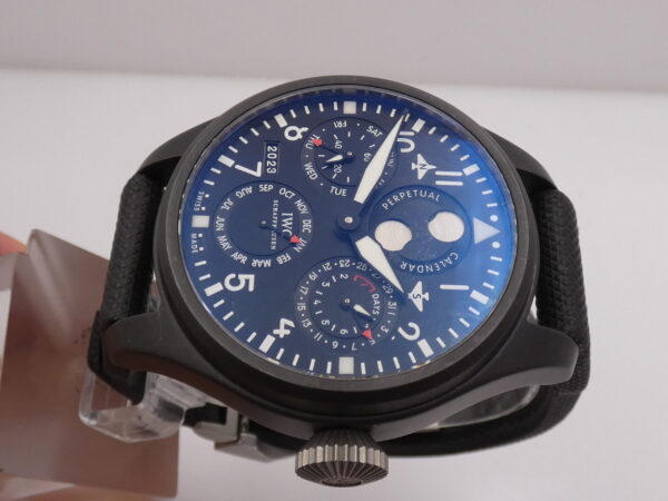 IWC Big Pilot Top Gun Perpetual Calendar Power Reserve FULL SET Anno 2014 Ceramica