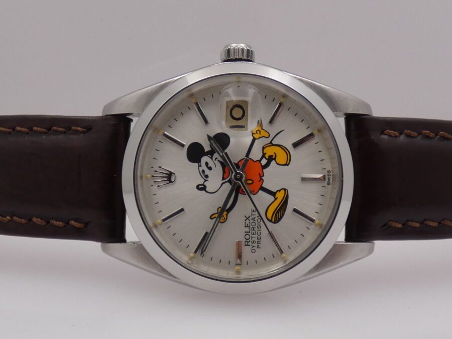 Rolex Oyster Date Precision Mickey Mouse 6694 Acciaio ANNO 1967 Carica Manuale WITH BOX - immagine 3