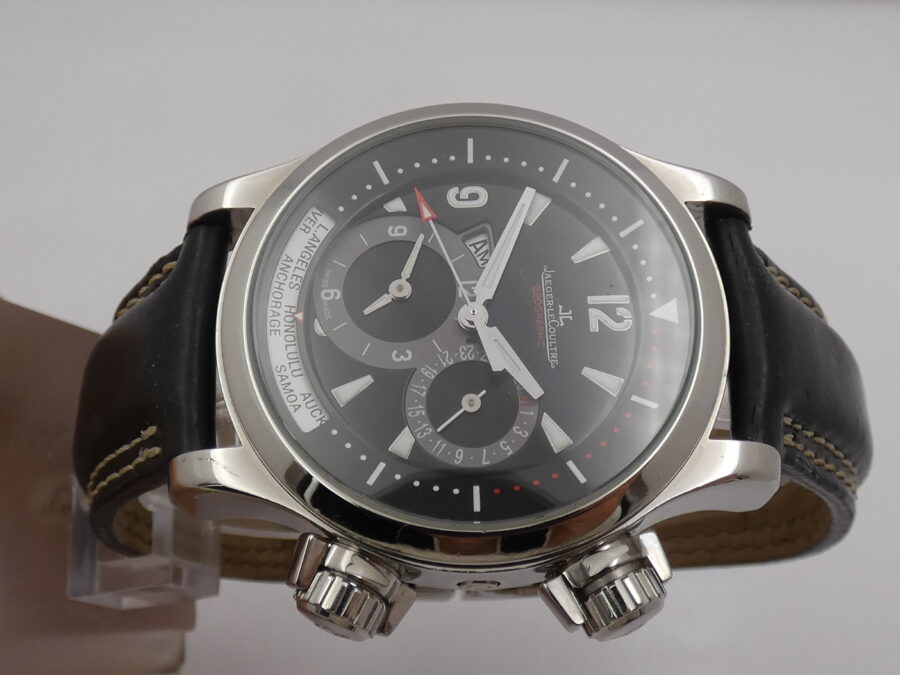 Jaeger LeCoultre Master Compressor Geographic 146.8.83/1 Automatico Acciaio WITH BOX ANNI '2000s - immagine 3