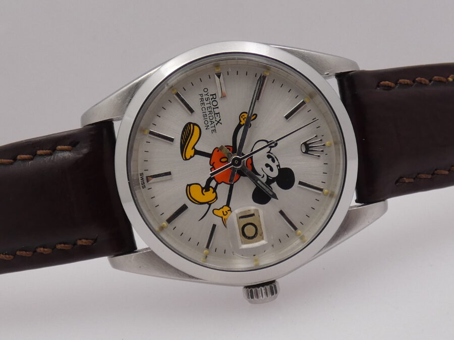Rolex Oyster Date Precision Mickey Mouse 6694 Acciaio ANNO 1967 Carica Manuale WITH BOX - immagine 4