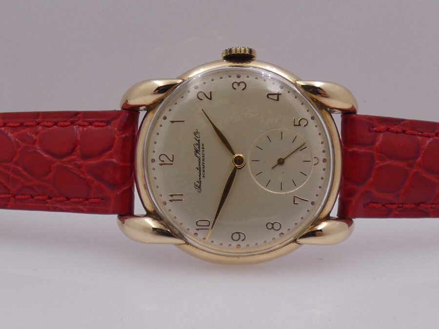 IWC Schaffausen Cal 83 Oro Massiccio 18 Kt ANNO 1945 Carica Manuale - immagine 4