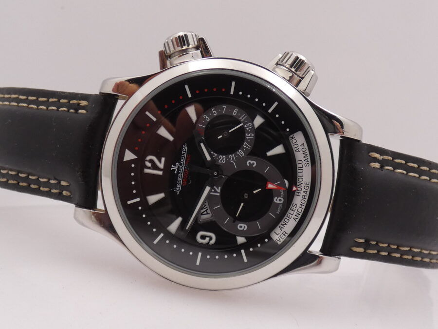 Jaeger LeCoultre Master Compressor Geographic 146.8.83/1 Automatico Acciaio WITH BOX ANNI '2000s - immagine 4