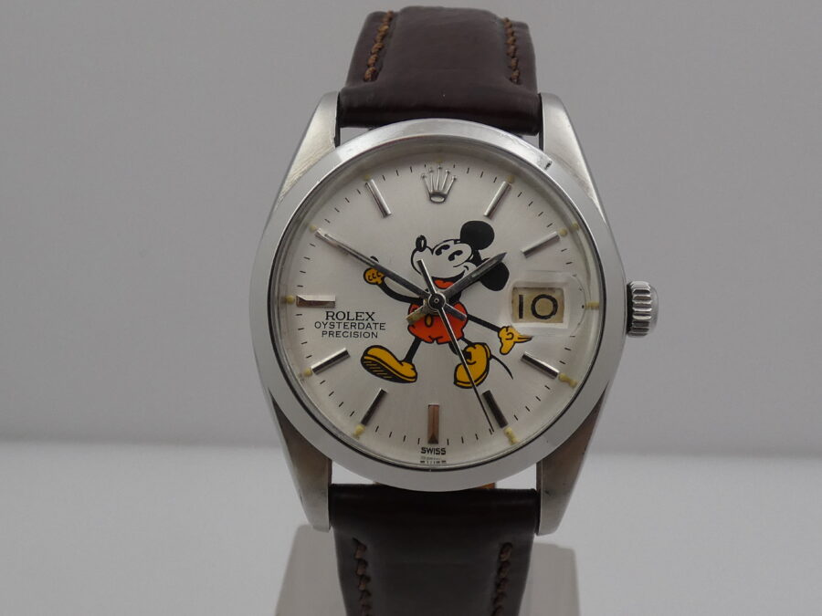 Rolex Oyster Date Precision Mickey Mouse 6694 Acciaio ANNO 1967 Carica Manuale WITH BOX - immagine 5