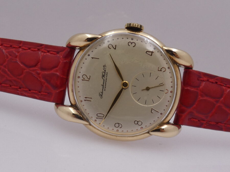 IWC Schaffausen Cal 83 Oro Massiccio 18 Kt ANNO 1945 Carica Manuale - immagine 5