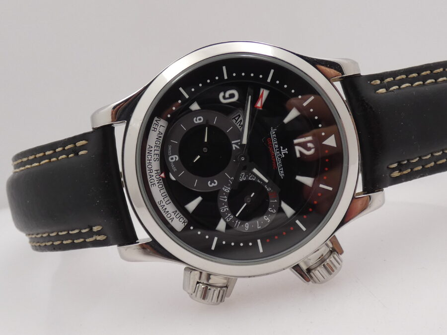 Jaeger LeCoultre Master Compressor Geographic 146.8.83/1 Automatico Acciaio WITH BOX ANNI '2000s - immagine 5