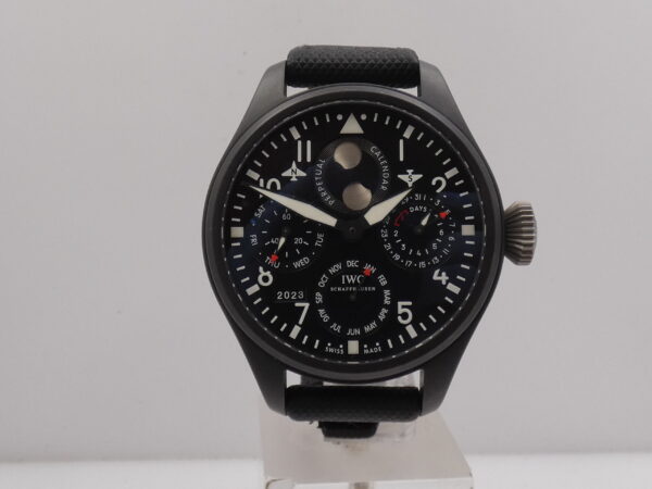 IWC Big Pilot Top Gun Perpetual Calendar Power Reserve FULL SET Anno 2014 Ceramica
