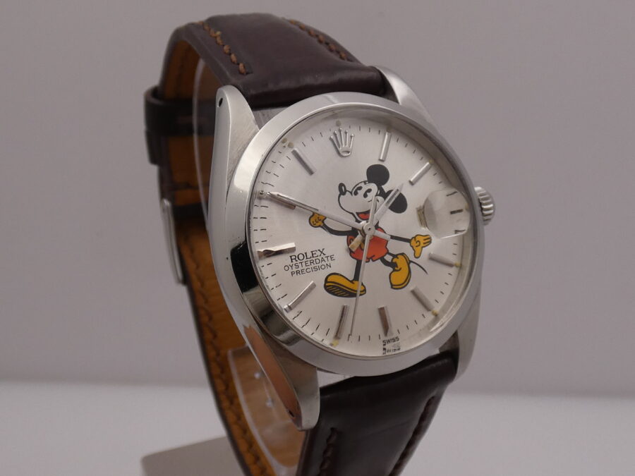 Rolex Oyster Date Precision Mickey Mouse 6694 Acciaio ANNO 1967 Carica Manuale WITH BOX - immagine 7