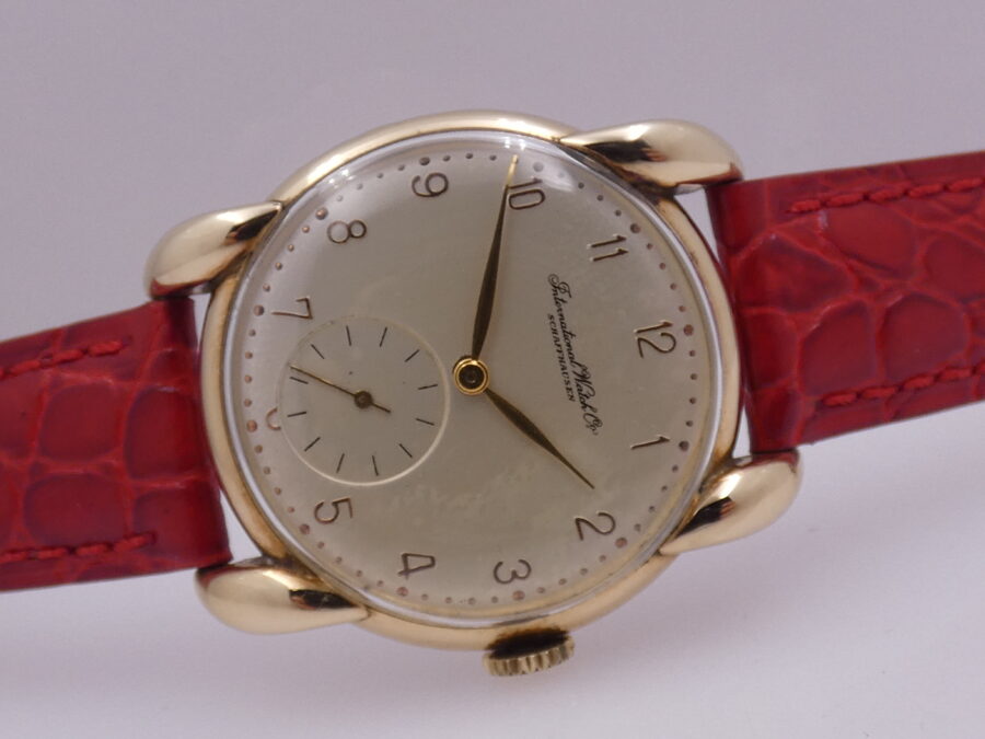 IWC Schaffausen Cal 83 Oro Massiccio 18 Kt ANNO 1945 Carica Manuale - immagine 7