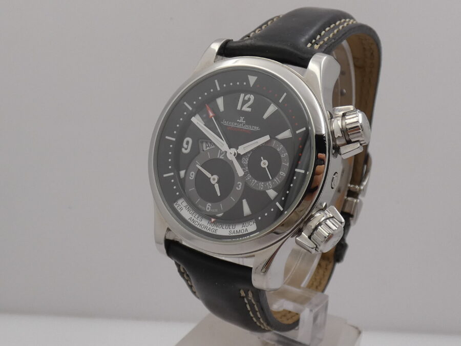 Jaeger LeCoultre Master Compressor Geographic 146.8.83/1 Automatico Acciaio WITH BOX ANNI '2000s - immagine 7