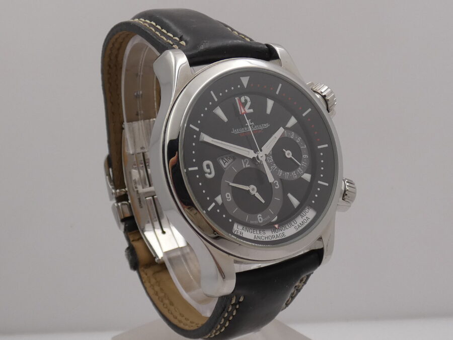 Jaeger LeCoultre Master Compressor Geographic 146.8.83/1 Automatico Acciaio WITH BOX ANNI '2000s - immagine 8