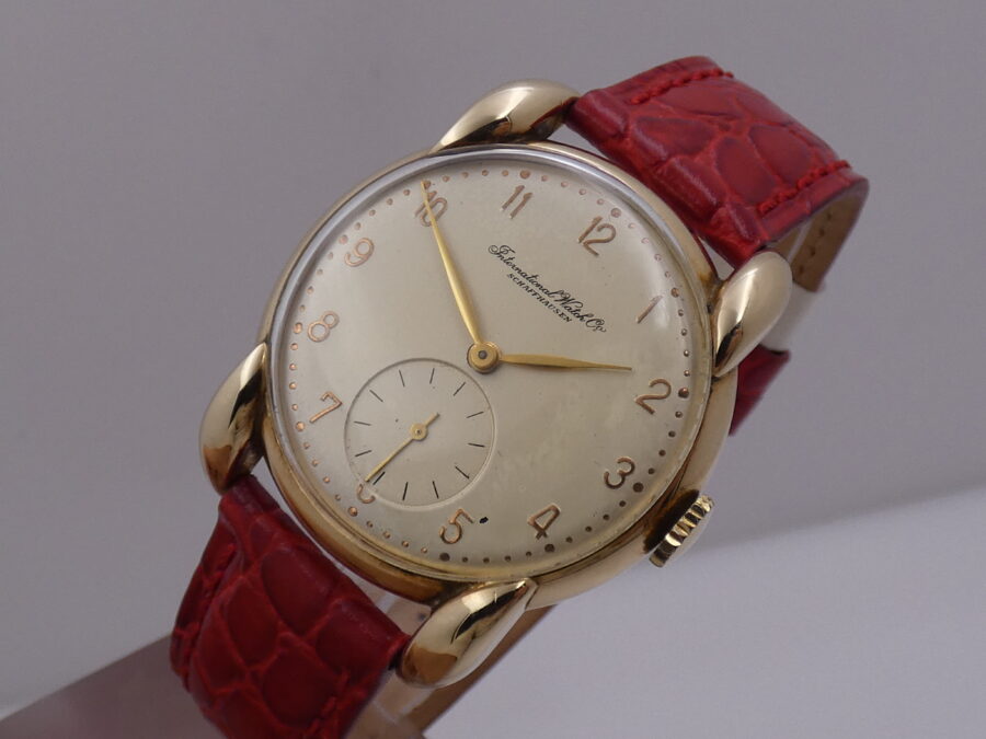 IWC Schaffausen Cal 83 Oro Massiccio 18 Kt ANNO 1945 Carica Manuale - immagine 9