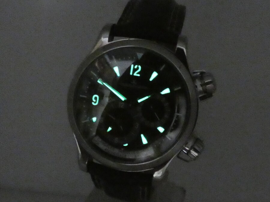 Jaeger LeCoultre Master Compressor Geographic 146.8.83/1 Automatico Acciaio WITH BOX ANNI '2000s - immagine 9
