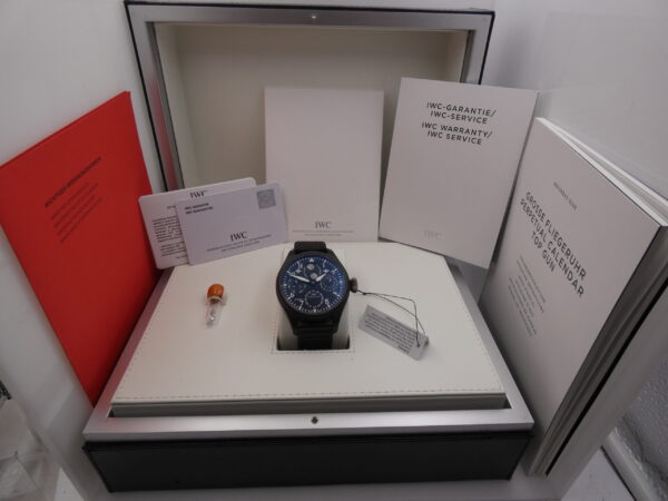 IWC Big Pilot Top Gun Perpetual Calendar Power Reserve FULL SET Anno 2014 Ceramica