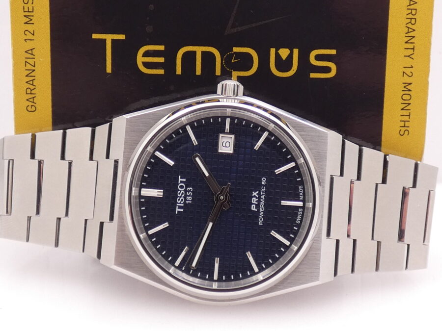 Tissot PRX Powermatic 80 T137407A Like New BOX & PAPERS Acciaio Braccialato ANNO 2022 - immagine 2