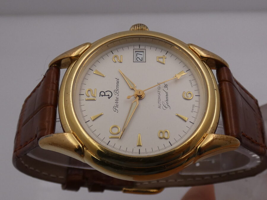 Pierre Bonnet Gerard 36 Automatic Date Oro 18 Kt Gold Filled ANNi '90s