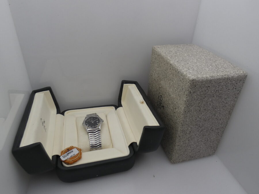 Ebel Sport Classic Wave E9087132 NEW OLD STOCK With Box Acciaio Braccialato - immagine 11